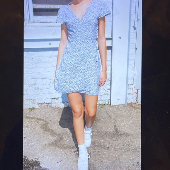 Brandy Melville Dresses Brandy Melville Robbie Dress Lightblue With